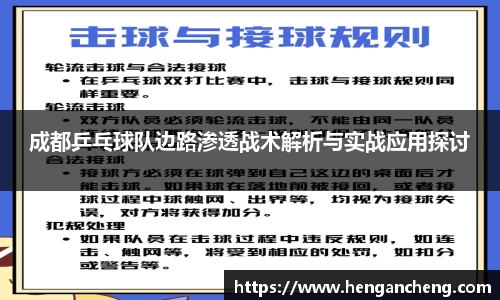 成都乒乓球队边路渗透战术解析与实战应用探讨